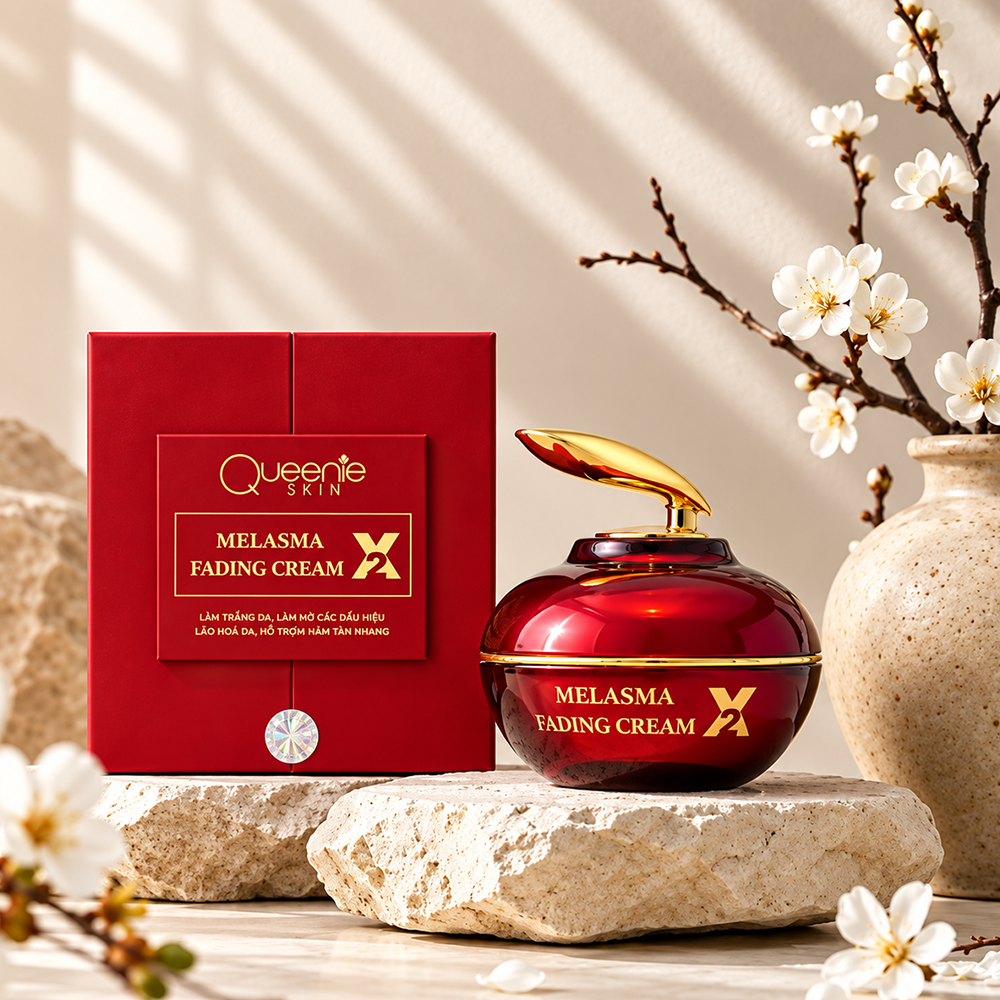 Kem Face Huyết Nám Queenie Skin X2 – Hỗ Trợ Mờ Nám, Sáng Da2