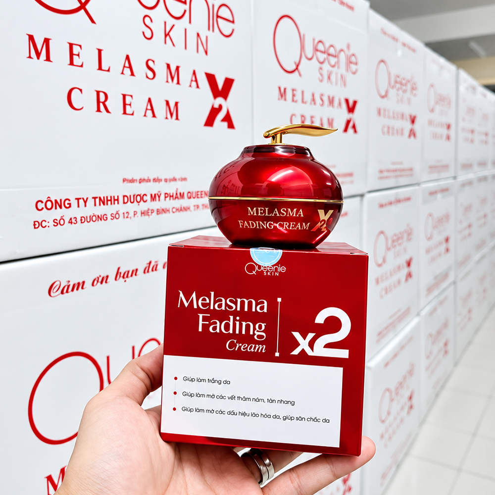 Kem Face Huyết Nám Queenie Skin X2 – Hỗ Trợ Mờ Nám, Sáng Da3