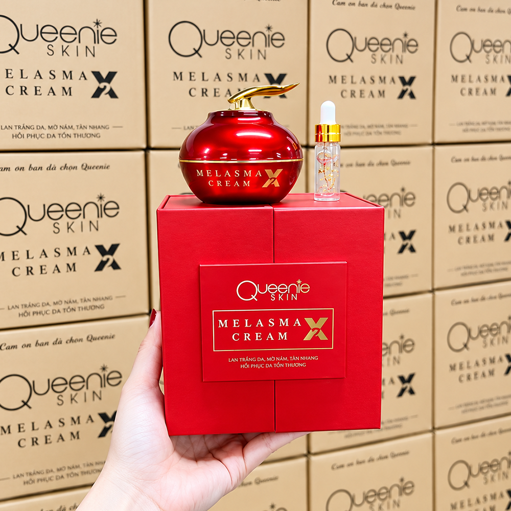 Kem Face Huyết Nám Queenie Skin X2 – Hỗ Trợ Mờ Nám, Sáng Da4