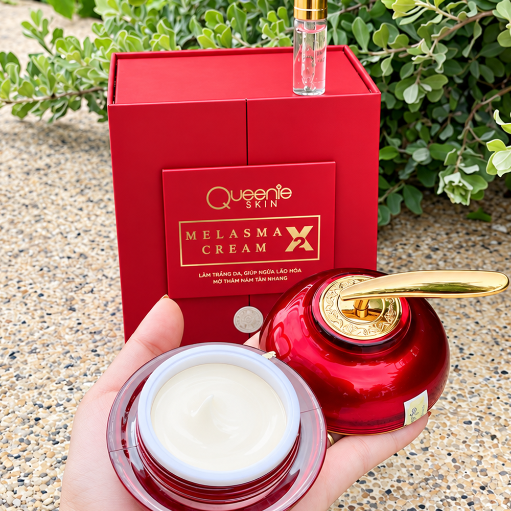 Kem Face Huyết Nám Queenie Skin X2 – Hỗ Trợ Mờ Nám, Sáng Da5