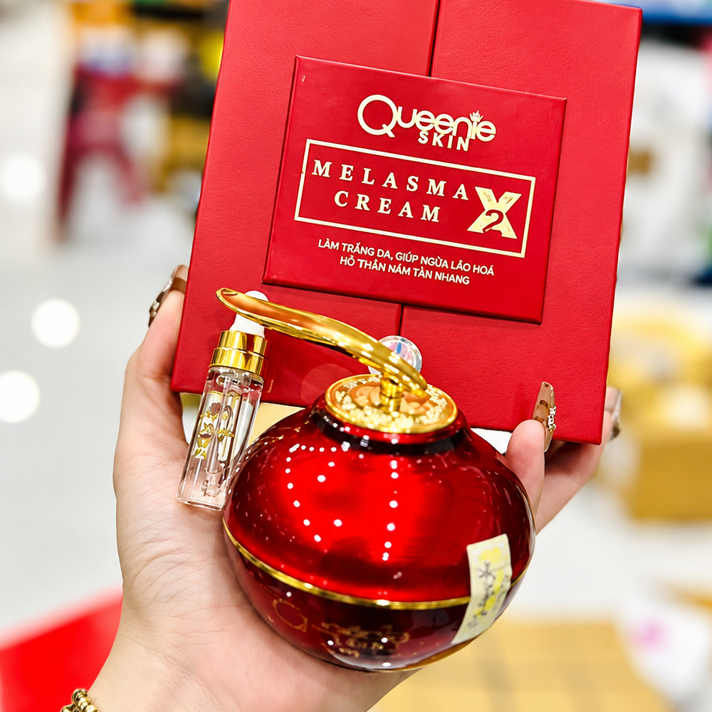Kem Face Huyết Nám Queenie Skin X2 – Hỗ Trợ Mờ Nám, Sáng Da8