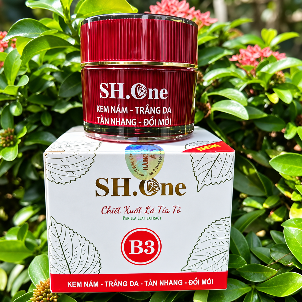 Kem Face SH One B6 Màu Đỏ – Hỗ Trợ Mờ Nám, Dưỡng Trắng Da3
