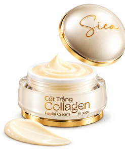 Nuôi Da Trắng Hồng Cùng Kem Face Cốt Trắng Collagen Sica White 30g9