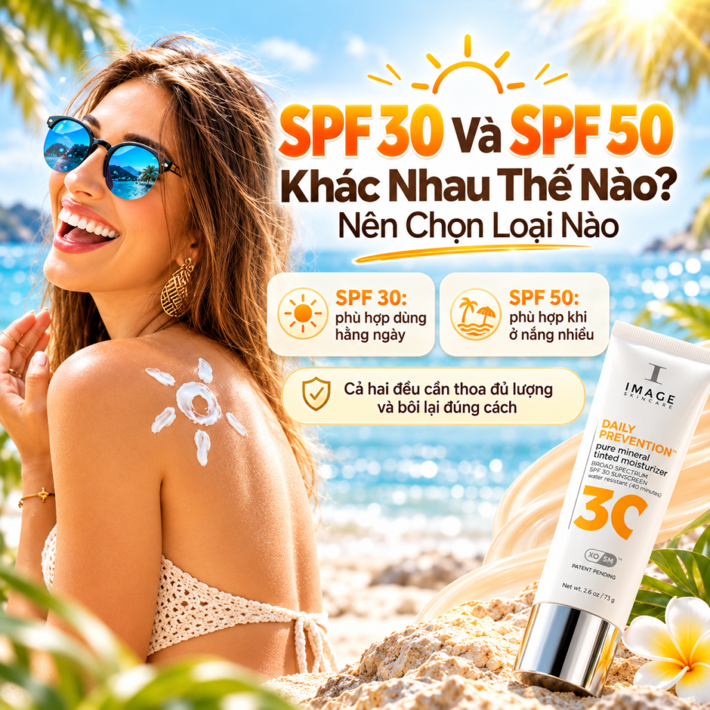 SPF 30 Và SPF 50 Khác Nhau Thế Nào, Nên Chọn Loại Nào1