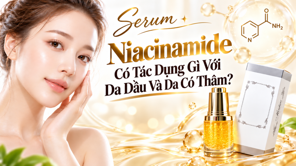 Serum Niacinamide Có Tác Dụng Gì Với Da Dầu Và Da Có Thâm