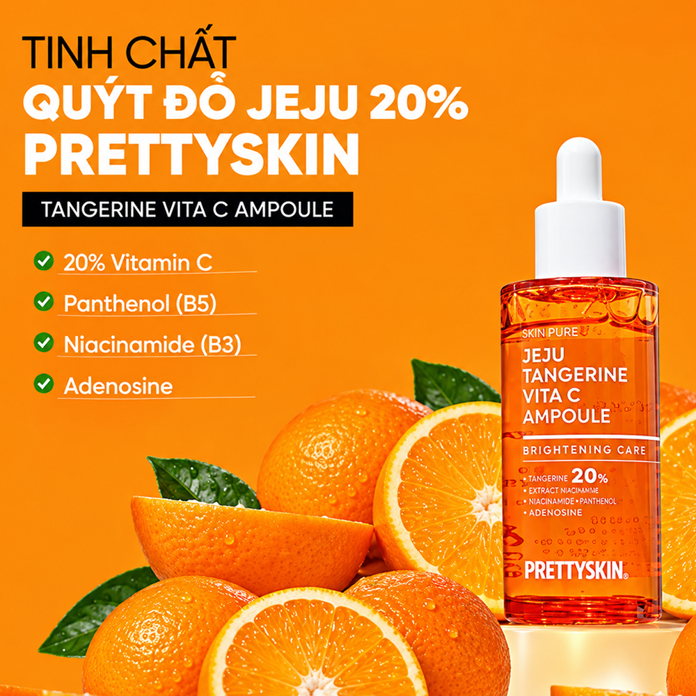 Serum Prettyskin Vita C 52ml – Dưỡng Sáng, Cấp Ẩm Da8